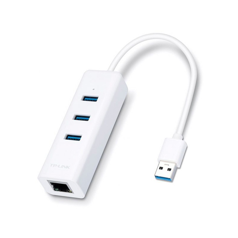 هاب و کارت شبکه 3پورت تی پی لینک مدل UE330