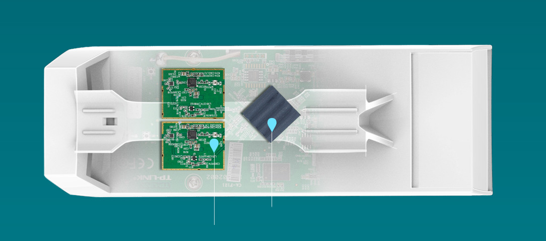 CPE510 با استفاده از چیپست‌های  شرکت Qualcomm Atheros، آنتن‌های با تقویت بالا و مواد با کیفیت بالا، طراحی شده است.