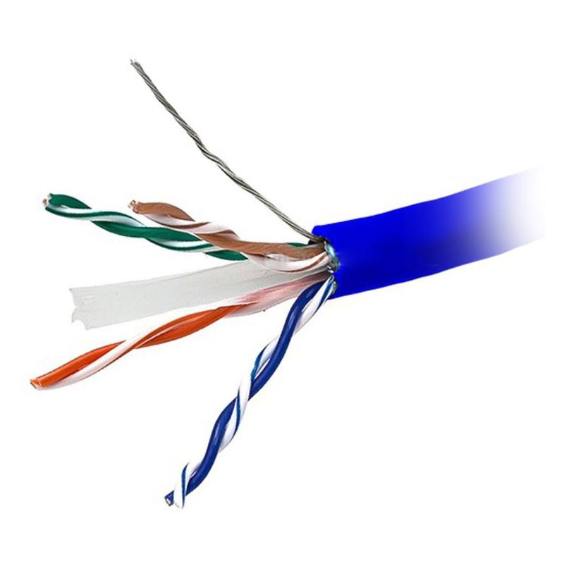 کابل شبکه لگراند Cat6 UTP روکش PVC حلقه 305 متری تست فلوک