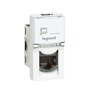 کیستون شبکه Cat 6 STP باریک یک ماژول لگراند 76563