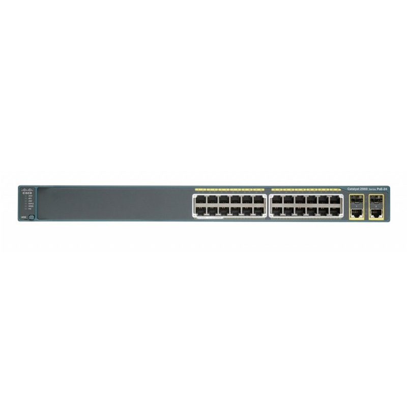 سوییچ 24 پورت مدیریتی سیسکو مدل WS-C2960-24TC-L